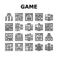 game development computer icons set vector