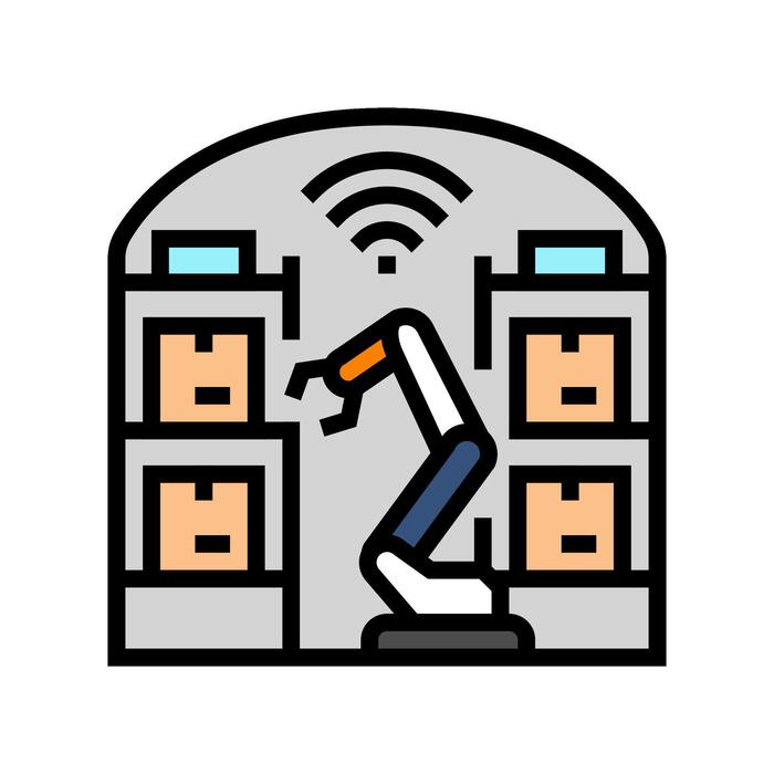 Warehouse Automation Vector Art, Icons, and Graphics for Free Download
