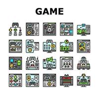 game development computer icons set vector