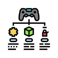 concept design game development color icon vector illustration