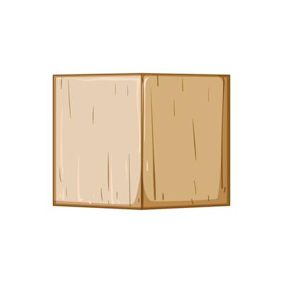 game wooden blocks cartoon vector illustration