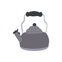 tea kettle cartoon vector illustration