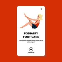 feet podiatry foot care vector