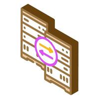 replication database isometric icon vector illustration