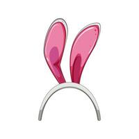Conejo Pascua de Resurrección conejito oído dibujos animados vector ilustración