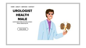 diagnosis urologist health man vector