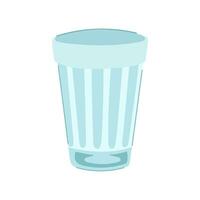 hot glass cup cartoon vector illustration