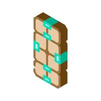 infinity cube fidget toy isometric icon vector illustration