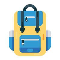 Trendy School Bag vector