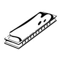 Trendy Harmonica Concepts vector