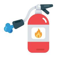 Trendy Fire Extinguisher vector