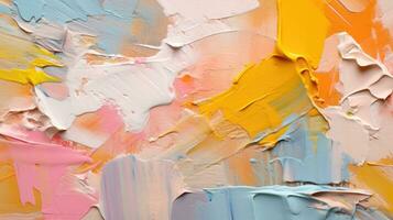 AI generated Trendy Apricot Canvas - Abstract Background for Creative Projects - Generative AI photo