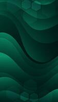 Abstract background green color with wavy lines and gradients is a versatile asset suitable for various design projects such as websites, presentations, print materials, social media posts vector
