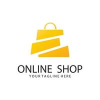 Online Shop Logo Template vector