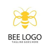 bee icon on the white background vector