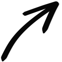 noir La Flèche icône pour site Internet conception, logo, application, travail. le noir La Flèche indiqué le direction symbole. incurvé La Flèche signe. 3d style. png
