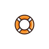 Lifebuoy Swim Ring icon Vector Illustration