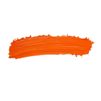 AI generated orange strip on transparent background PNG image