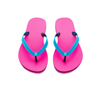 ai generiert Flip Flops auf transparent Hintergrund png