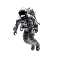 ai generiert Astronaut auf transparent Hintergrund png Bild