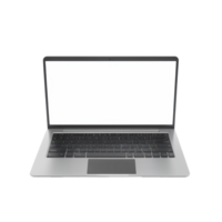 AI generated laptop on transparent background PNG image