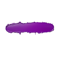 AI generated purple paint splashes paint stroke strip on transparent background PNG image