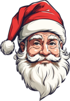 ai généré Père Noël claus avec présente png