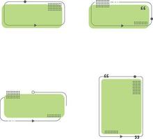 moderno texto caja en geométrico diseño. aislado en blanco antecedentes. vector ilustración colocar.