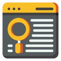 Search Icon. Digital marketing concept. Flat icon vector