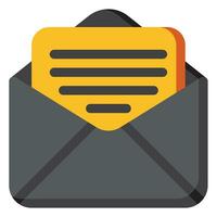 Email Icon. Digital marketing concept. Flat icon vector