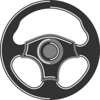 Steering Wheel Illustration PNG Transparent Background