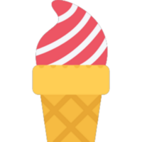 gelo creme cone ilustração Projeto png