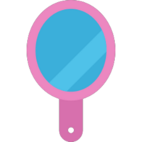 Mirror illustration design png