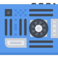 Motherboard illustration design png