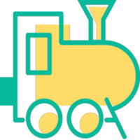 Locomotive illustration design png