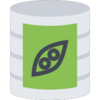 Canned peas illustration design png