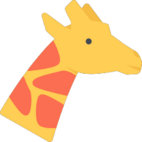 Giraffe illustration design png