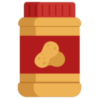 Peanut butter illustration design png