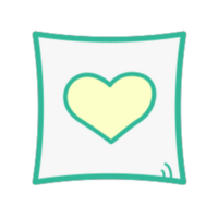 Pillow illustration design png