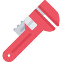 Adjustable wrench illustration design png