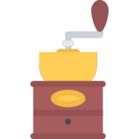 Coffee mill illustration design png