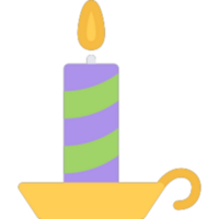 Candle illustration design png