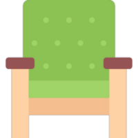 Armchair illustration design png