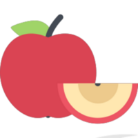 manzana ilustración diseño png