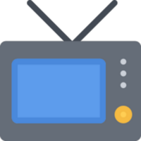 TV illustratie ontwerp png