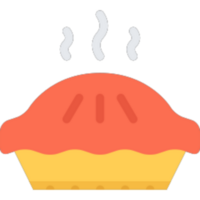 Pie illustration design png