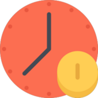 Time illustration design png