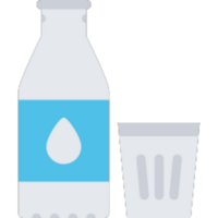 Milk illustration design png