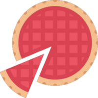 Pie illustration design png