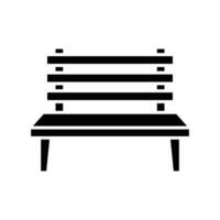 bench icon vector design template simple and clean
